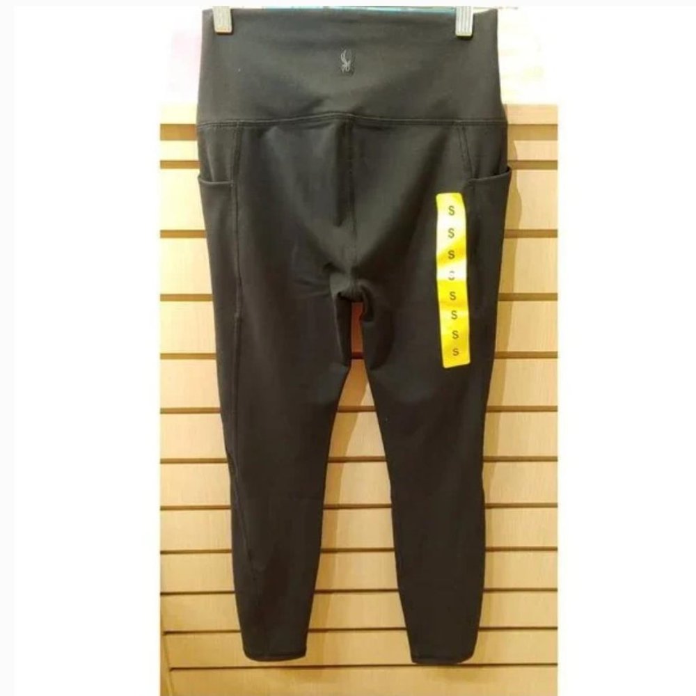 Spyder Women Performance High Rise Tight--Black - Picture 3 of 8